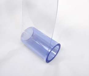 Lanière pvc plastique souple transparent largeur 30 cm vendu au