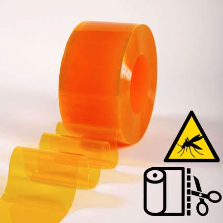 Lanière de PVC souple jaune...